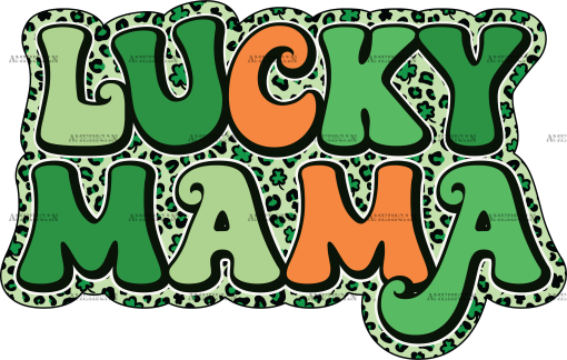Lucky Mama Retro DTF Transfer