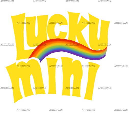 Lucky Mini Yellow DTF Transfer