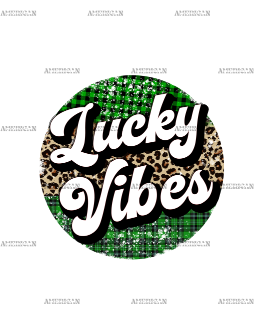 Lucky Vibes-1 DTF Transfer