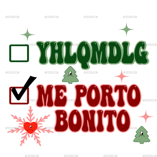 Me Porto Bonito Dtf Transfer