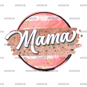 Mama Badge DTF Transfer