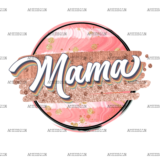 Mama Badge DTF Transfer