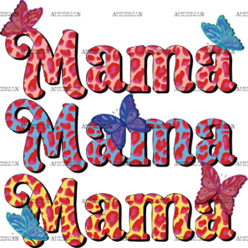 Mama Butterfly  DTF Transfer