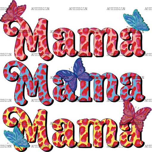 Mama Butterfly  DTF Transfer