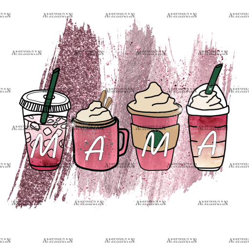Mama Coffee DTF Transfer