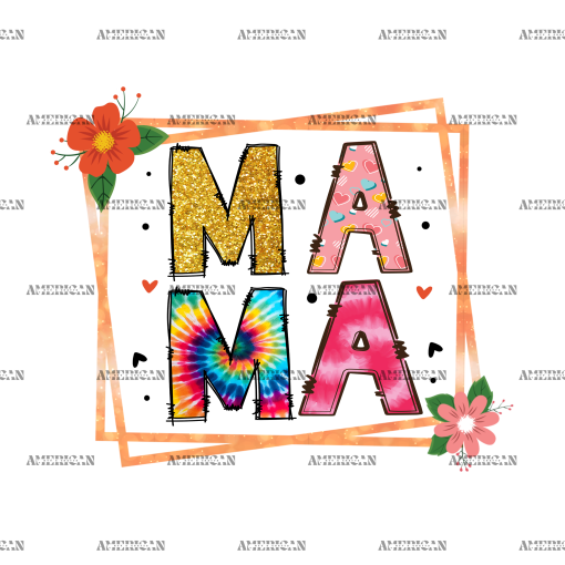 Mama Frame DTF Transfer