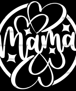 Mama Hearts DTF Transfer