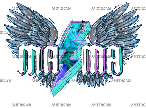 Mama Wings DTF Transfer