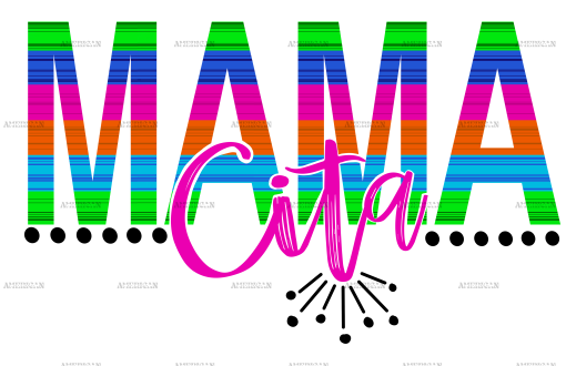 Mama Cita Dots Dtf Transfer