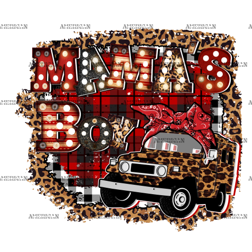 Mama's Boy Truck DTF Transfer
