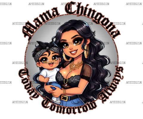 Mama Chingona Today Tomorrow Always DTF Transfer