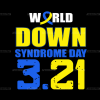 March 21 Down Syndrome Day DTF Transfer