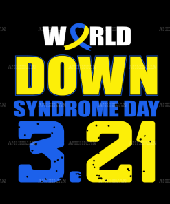 March 21 Down Syndrome Day DTF Transfer