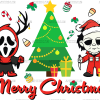 Merry Christmas Ghost UV DTF Transfer