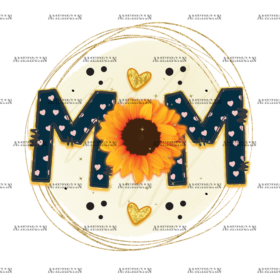 Mom Circle DTF Transfer