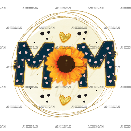 Mom Circle DTF Transfer
