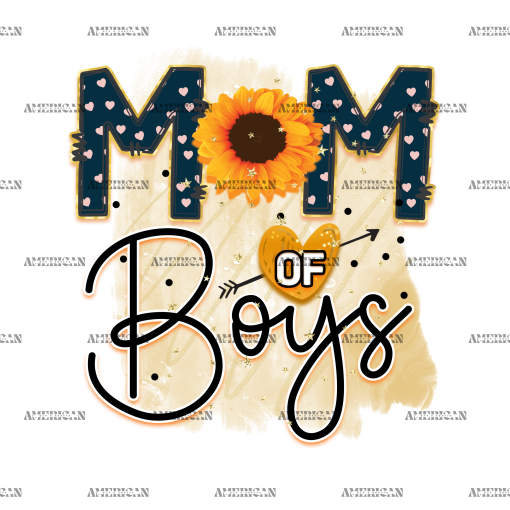Mom Of Boys DTF Transfer