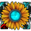 Mom Sunflower Stone DTF Transfer