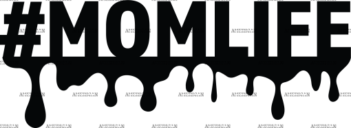 Momlife Black DTF Transfer