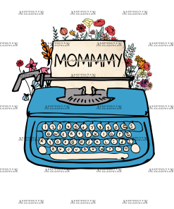 Mommy I Love You Typewriter DTF Transfer