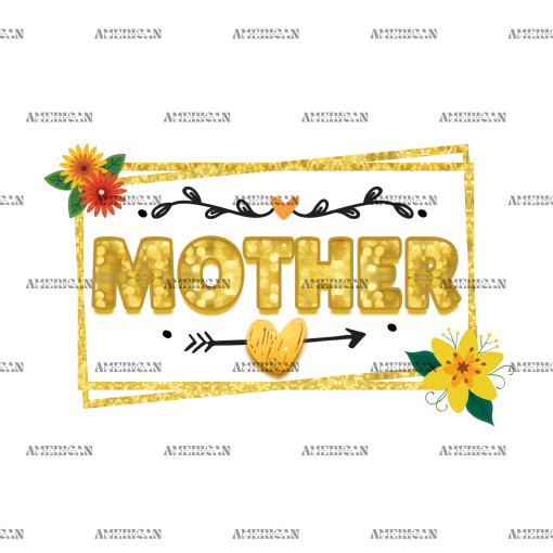 Mother Frame DTF Transfer