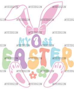 My 1st Easter Groovy DTF Transfer