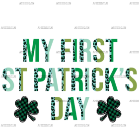 My First St Patrick's Day DTF Transfer