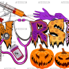 Nurse Halloween UV DTF Transfer