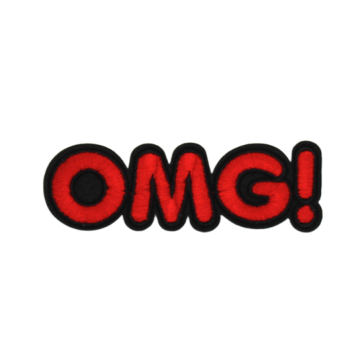 OMG Red Patch (Small/Embroidery)