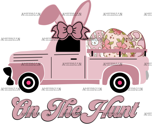 On The Hunt Easter DTF Transfer