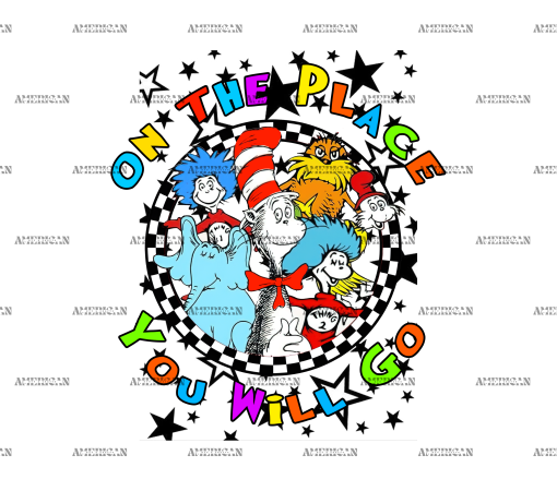On The Places You Will Go DTF Transfer