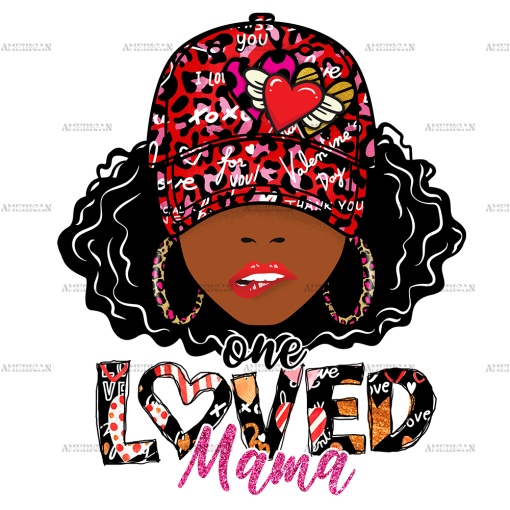 One Loved Mama-Valentine DTF Transfer
