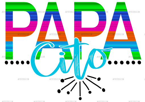 Papa Cita Dots Dtf Transfer