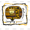 Plant Mama Camping Queen DTF Transfer