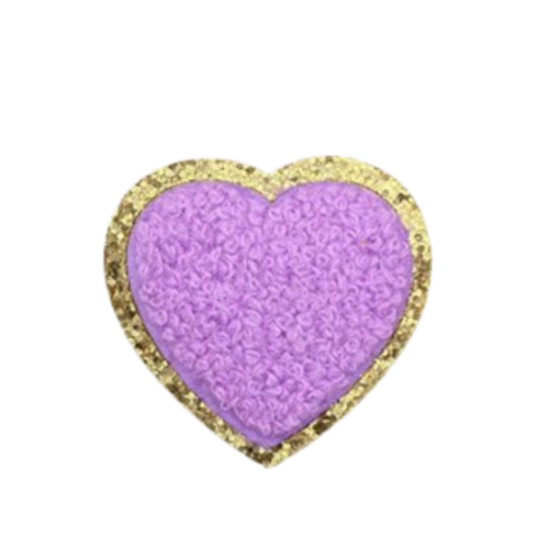 Heart on Gold Patches (Small/Chenille) - Image 7