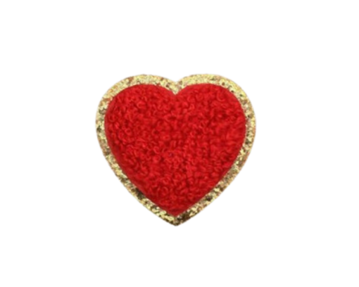 Heart on Gold Patches (Small/Chenille) - Image 9