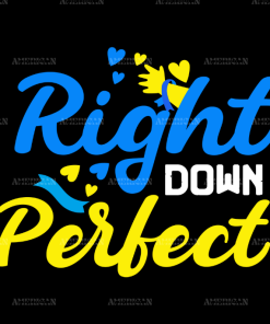 Right Down Perfect DTF Transfer