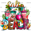 Salty Beach Drinks DTF Transfer