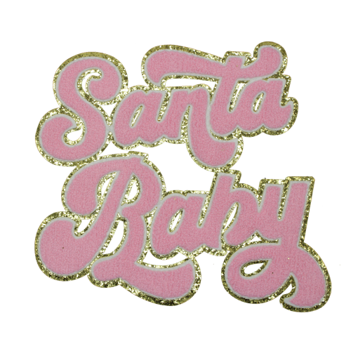 Santa Baby Patch (Large/Chenille) - Image 4