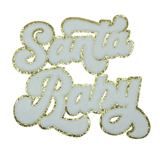 Santa Baby Patch (Large/Chenille) - Image 3