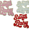 Santa Baby Patch (Large/Chenille)