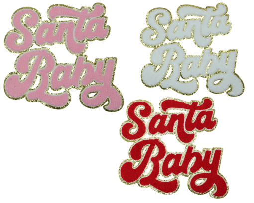 Santa Baby Patch (Large/Chenille)
