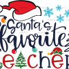 Santas Favorite Teacher-3 DTF Transfer