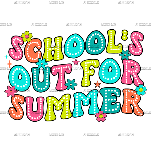 School's Out For Summer-9 DTF Transfer