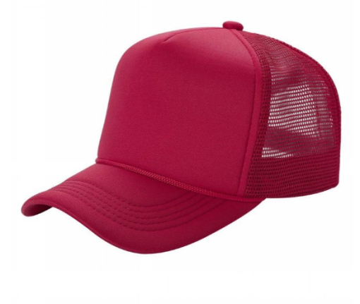 Kids Trucker Cap Polyester Foam Front 5 Panel - Image 3