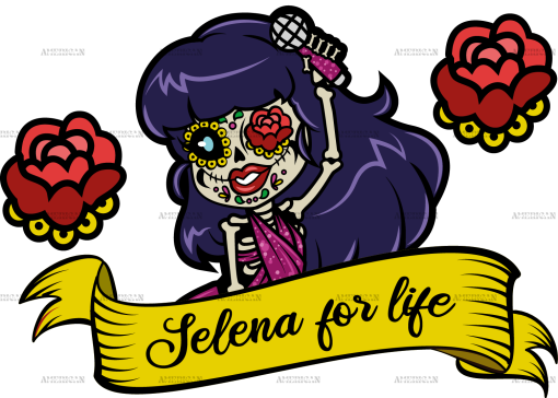 Selena For Life DTF Transfer
