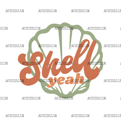 Shell Yeah DTF Transfer