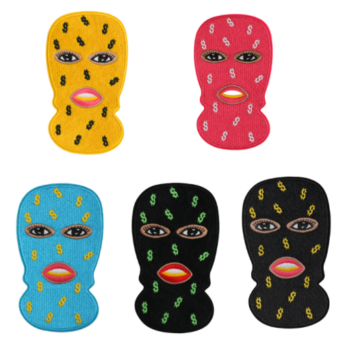 Ski Mask Girl Patch (Small/Embroidery)