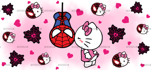 Spider Kitty-2 UV DTF Transfer