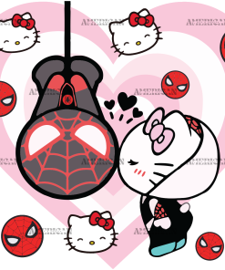 Spider Kitty-3 UV DTF Transfer